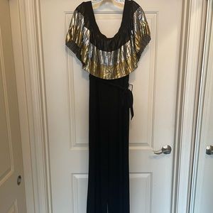 MSK Off the Shoulder Long Jumpsuit